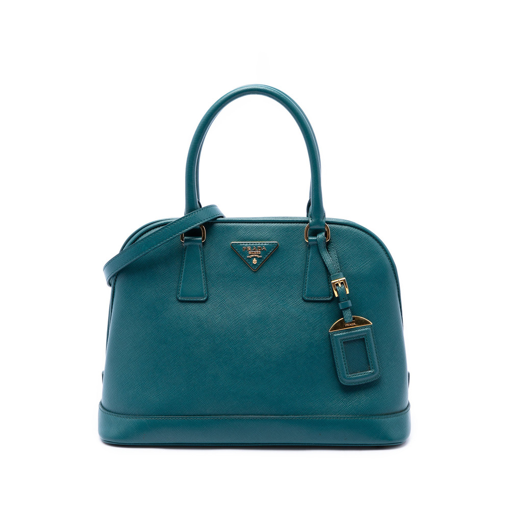 Pre-Loved Prada Medium Saffiano Lux Open Promenade Satchel